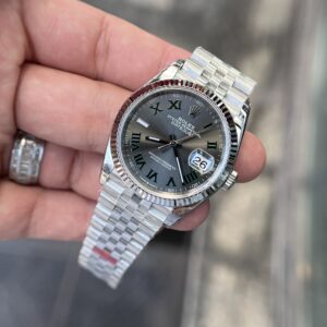 Đồng Hồ Rolex Datejust 126234 Mặt Số Wimbledon Replica 11 VSF 36mm (6)
