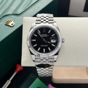 Đồng Hồ Rolex Datejust 126334 Rep 11 Mặt Đen Máy Clean 41mm (1)
