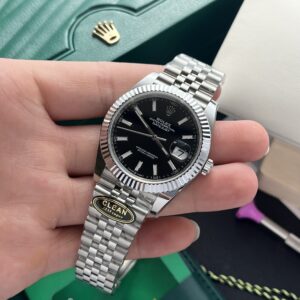 Đồng Hồ Rolex Datejust 126334 Rep 11 Mặt Đen Máy Clean 41mm (1)