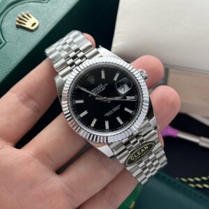 Đồng Hồ Rolex Datejust 126334 Rep 11 Mặt Đen Máy Clean 41mm (1)