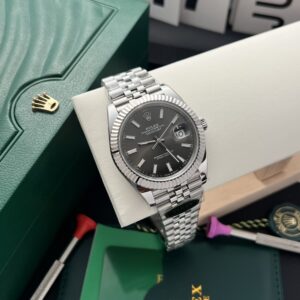 Đồng Hồ Rolex Datejust 126334 Rep 11 Mặt Xám Nhà Máy Clean 41mm (2)