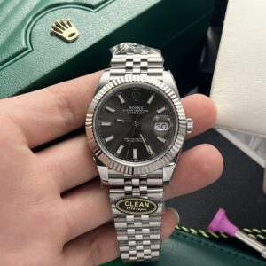 Đồng Hồ Rolex Datejust 126334 Rep 11 Mặt Xám Nhà Máy Clean 41mm (4)