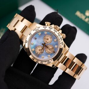 Đồng Hồ Rolex Daytona 116508 Mặt Xà Cừ Xanh Nhà Máy Clean 40mm (1)