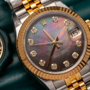 Đồng Hồ Rolex Nữ DateJust 278273 Replica 11 Mặt Xà Cừ Tím 31mm (4)