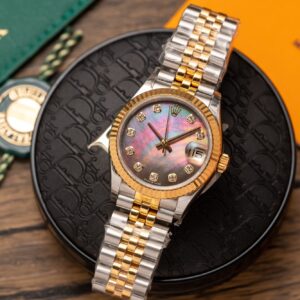 Đồng Hồ Rolex Nữ DateJust 278273 Replica 11 Mặt Xà Cừ Tím 31mm (4)