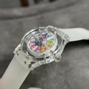Đồng Hồ Takashi Murakami Sapphire Mặt Xoay Hoa Hướng Dương 45mm (3)