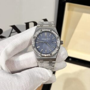 Đồng Hồ Audemars Piguet Royal Oak Nữ Đính Đá Máy Pin 33mm (2)