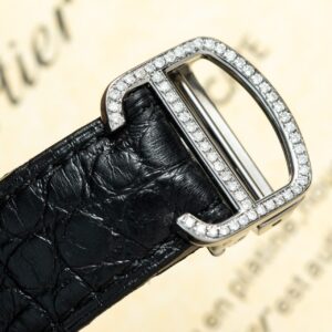 Đồng Hồ Cartier Ronde Độ Kim Cương Thiên Nhiên Nữ 36mm (1)