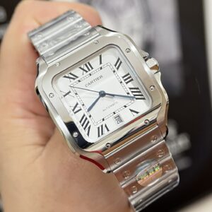Đồng Hồ Cartier Santos WSSA0018 Replica 11 Màu Trắng 39 (6)