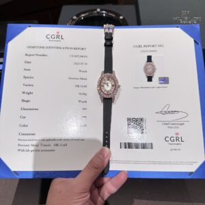 Đồng Hồ Chopard Nữ Bọc Vàng Độ Kim Cương Moissanite 34mm (3)