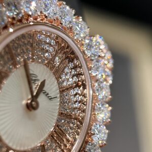 Đồng Hồ Chopard Nữ Bọc Vàng Độ Kim Cương Moissanite 34mm (3)