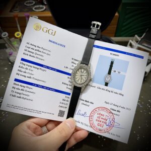 Đồng Hồ Chopard Nữ Đính Full Kim Cương Moissanite 36mm (2)