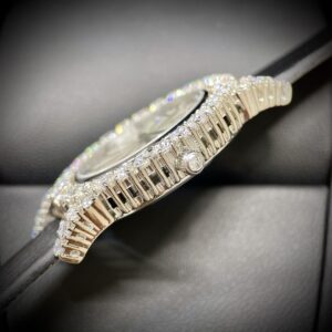 Đồng Hồ Chopard Nữ Đính Full Kim Cương Moissanite 36mm (2)