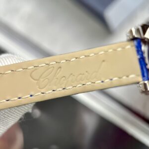 Đồng Hồ Chopard Nữ Đính Full Kim Cương Moissanite Màu Xanh 34mm (1)