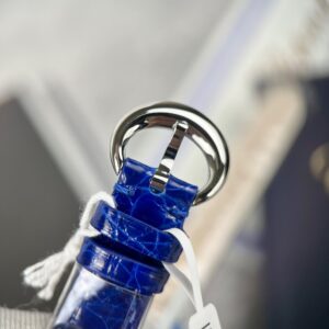 Đồng Hồ Chopard Nữ Mặt Đá Xoay Độ Kim Cương Moissanite Màu Xanh 34mm (3)