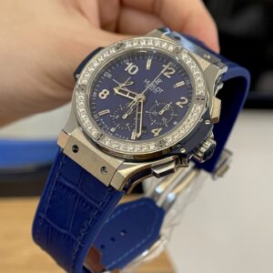 Đồng Hồ Hublot Big Bang Nam Đính Đá Màu Xanh Dương (1)