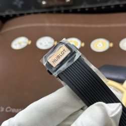 Đồng Hồ Hublot Big Bang Unico Demi King Gold Replica 11 Viền Gốm Nhà Máy BBF 42mm (2)