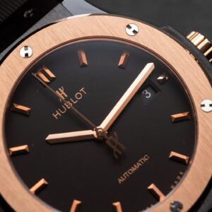 Đồng Hồ Hublot Ceramic Demi Rose Replica 11 Dây Cao Su 42mm (1)