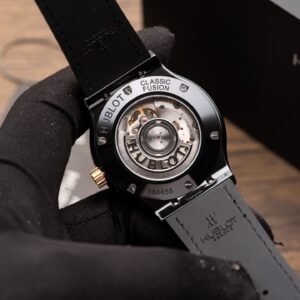 Đồng Hồ Hublot Ceramic Demi Rose Replica 11 Dây Da GSF 42mm (1)