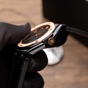 Đồng Hồ Hublot Ceramic Demi Rose Replica 11 Dây Da GSF 42mm (1)