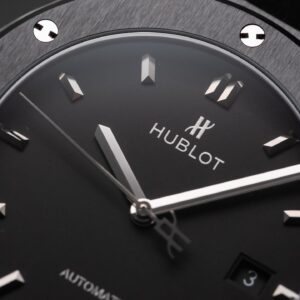Đồng Hồ Hublot Ceramic Mặt Carbon Replica 11 Dây Da GSF 42mm (2)