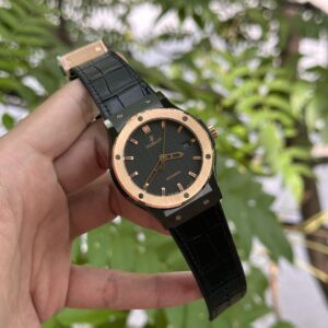 Đồng Hồ Hublot Classic Fusion Ceramic Demi Gold Carbon JJZ Factory 42mm (1)