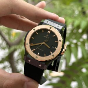 Đồng Hồ Hublot Classic Fusion Ceramic Demi Gold Replica 11 JJZ 42mm (4)