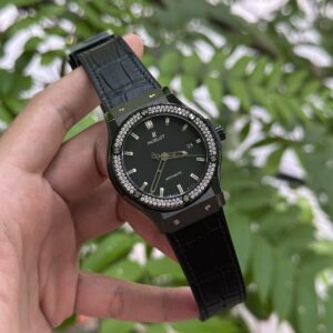 Đồng Hồ Hublot Classic Fusion Ceramic Đính Đá Replica 11 JJZ 42mm (3)