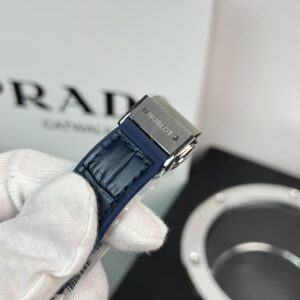 Đồng Hồ Hublot Classic Fusion Kim Cương Moissanite Màu Xanh Dương 38mm (4)