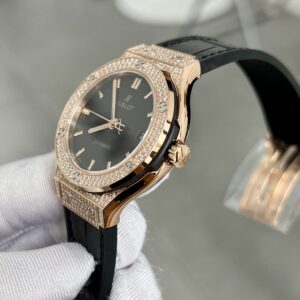 Đồng Hồ Hublot Classic Fusion King Gold Diamonds HB Factory 38mm (1)