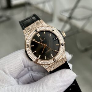 Đồng Hồ Hublot Classic Fusion King Gold Diamonds HB Factory 38mm (1)
