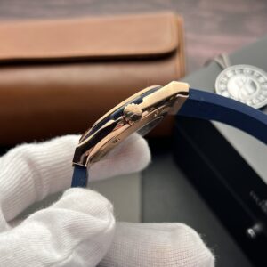 Đồng Hồ Hublot Classic Fusion King Gold Đính Kim Cương Moissanite Blue 42mm (7)