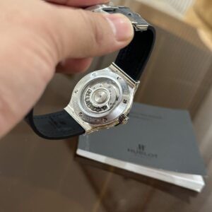 Đồng Hồ Hublot Classic Fusion Màu Xám Đính Đá HB Factory 38mm (6)