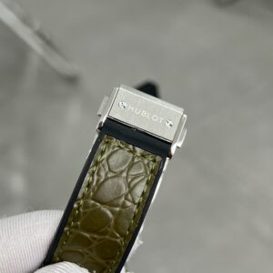 Đồng Hồ Hublot Đính Đá Màu Xanh Lá Cây Nhà Máy HB 38mm (2)