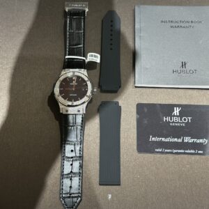 Đồng Hồ Hublot Độ Full Kim Cương Moissanite Màu Đen 42mm (2)