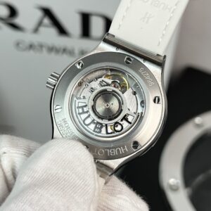 Đồng Hồ Hublot Độ Full Kim Cương Moissanite Màu Trắng HBF 38mm (1)