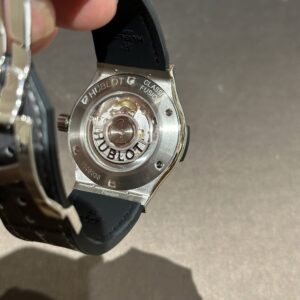 Đồng Hồ Hublot Độ Full Kim Cương Moissanite Màu Xám 42mm (1)