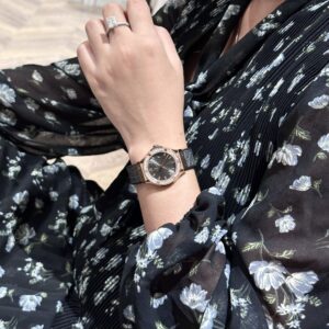 Đồng Hồ Hublot Nữ Đính Kim Cương Moissanite 33mm (1)