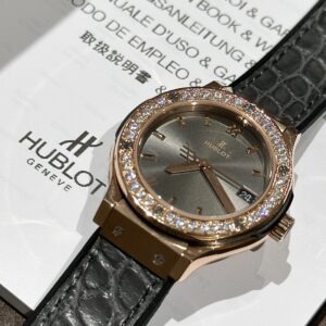 Đồng Hồ Hublot Nữ Đính Kim Cương Moissanite 33mm (1)