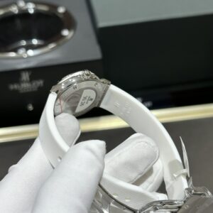 Đồng Hồ Hublot Nữ Độ Kim Cương Moissanite Màu Trắng HBF 33mm (2)