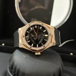 Đồng Hồ Hublot Orlinski King Gold Demi Đính Đá Rep 11 40mm (6)