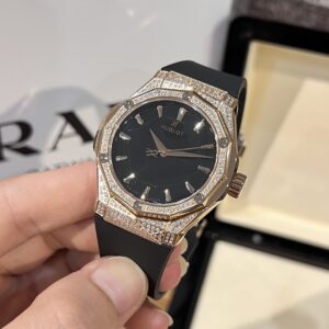 Đồng Hồ Hublot Orlinski King Gold Đính Full Đá HBF 40mm (1)