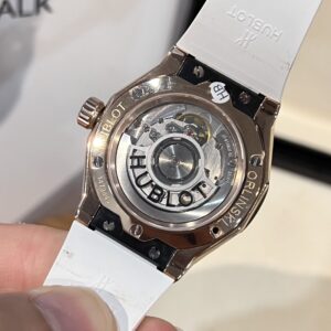 Đồng Hồ Hublot Orlinski King Gold Đính Full Đá Màu Trắng 40mm (2)