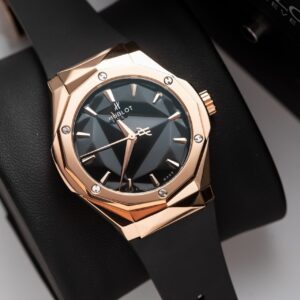 Đồng Hồ Hublot Orlinski King Gold Replica 11 Màu Đen APS 40mm