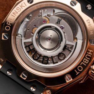 Đồng Hồ Hublot Orlinski King Gold Replica 11 Màu Đen APS 40mm (1)