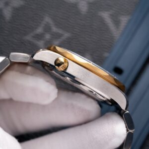 Đồng Hồ Omega Seamaster DemiGold Replica 1:1 Mặt Xanh 42mm