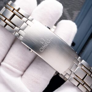 Đồng Hồ Omega Seamaster DemiGold Replica 1:1 Mặt Xanh 42mm