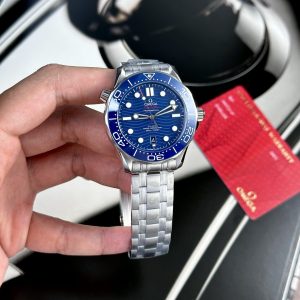 Đồng Hồ Omega Seamaster Replica 1:1 Mặt Xanh Dương VSF (3)