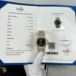 Đồng Hồ Patek Philippe 5711 Tinh Chỉnh Độ Kim Cương Moissanite 3K 40mm (1)