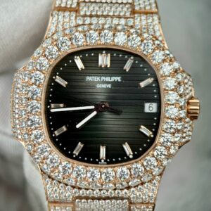 Đồng Hồ Patek Philippe 5711 Tinh Chỉnh Độ Kim Cương Moissanite 3K 40mm (1)